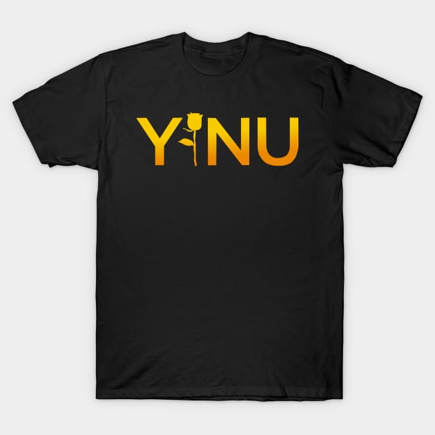 Yinu - gold T-Shirt by electrokoda